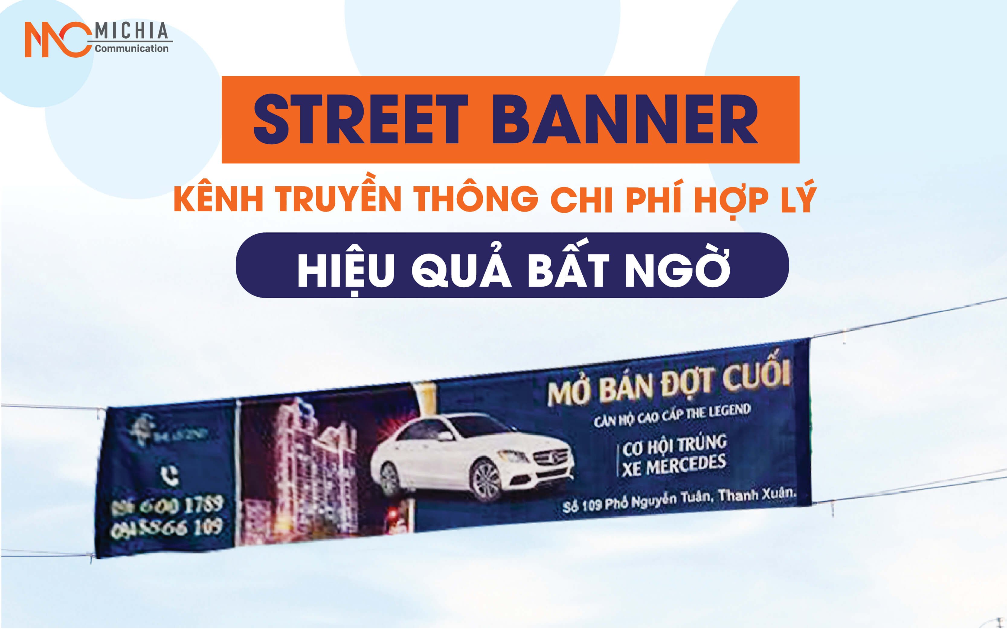 quảng cáo banner đường phố